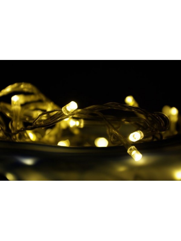 GARTH Vianočná reťaz 10 m, 100 LED diód, teplá biela