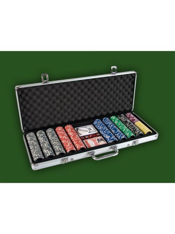 Poker Set - 500 laserových žetónov Ultimate
