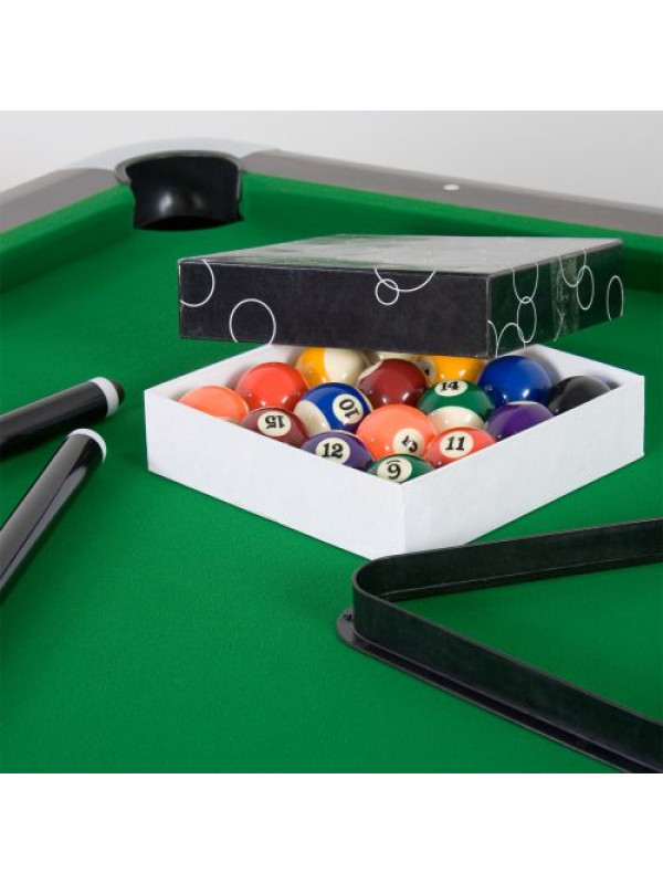 GamesPlanet® biliardový stôl PREMIUM, zelený,7 ft