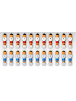 Náhradné figúrky na stolný futbal 22 ks