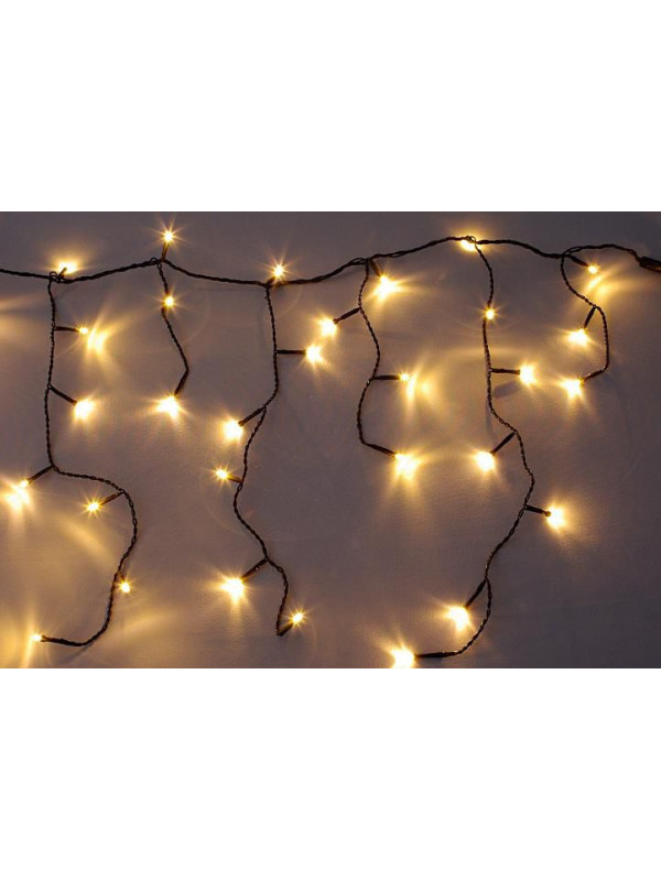 NEXOS diLED svetelný dážď 80 LED, teplá biela, bez trafa