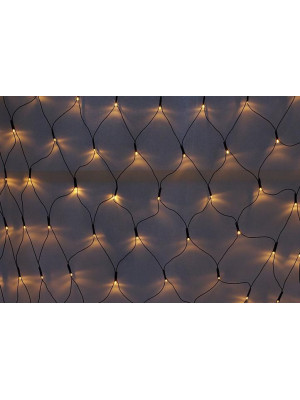 NEXOS diLED svetelná sieť 100 LED, teplá biela + napájanie