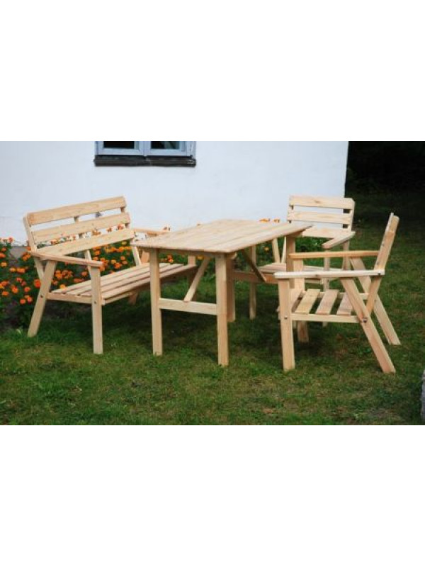 Záhradný drevený set NORDIC FSC