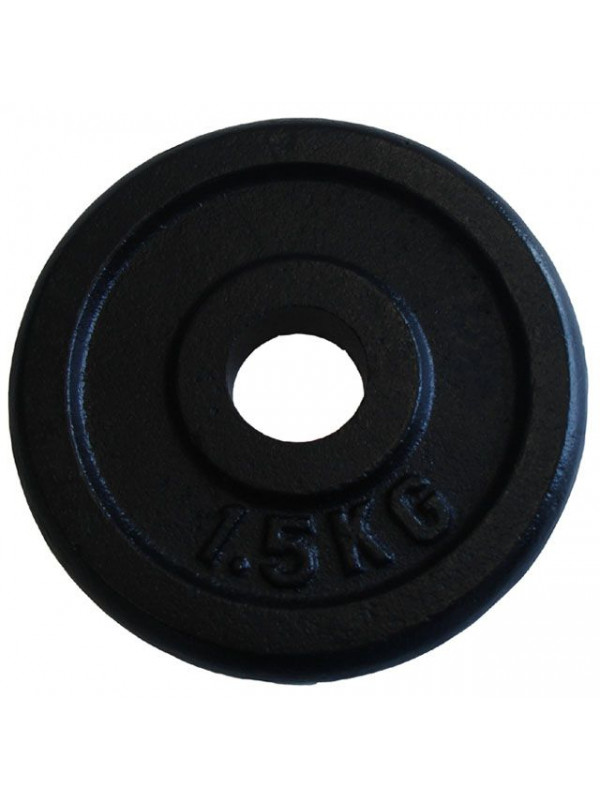 Liatinový kotúč (závažie) na činky 1,5 kg - 30 mm