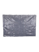 Sada dvoch bočných stien pre záhradný stan - bielo/modrá bez okien