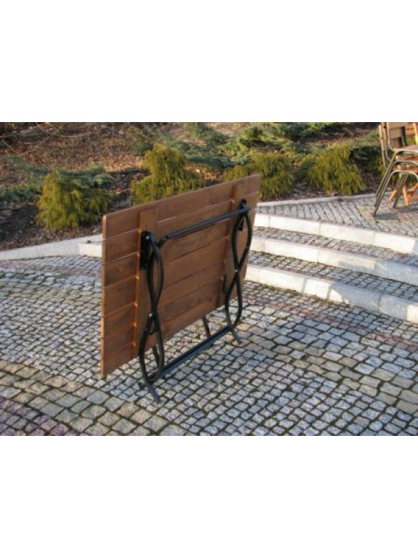 Weekend drevený skladací stôl