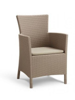 Polyratanové kreslo MONTANA cappucino