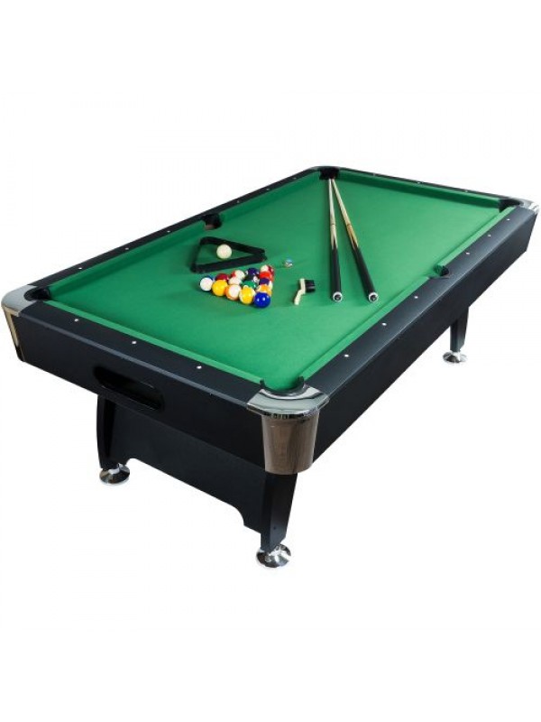 GamesPlanet® biliardový stôl PREMIUM, zelený / tmavý,7 ft