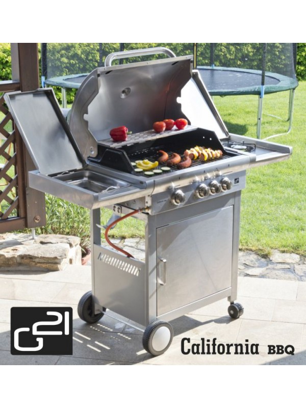 G21 Plynový gril  California BBQ Premium line, 4 horáky