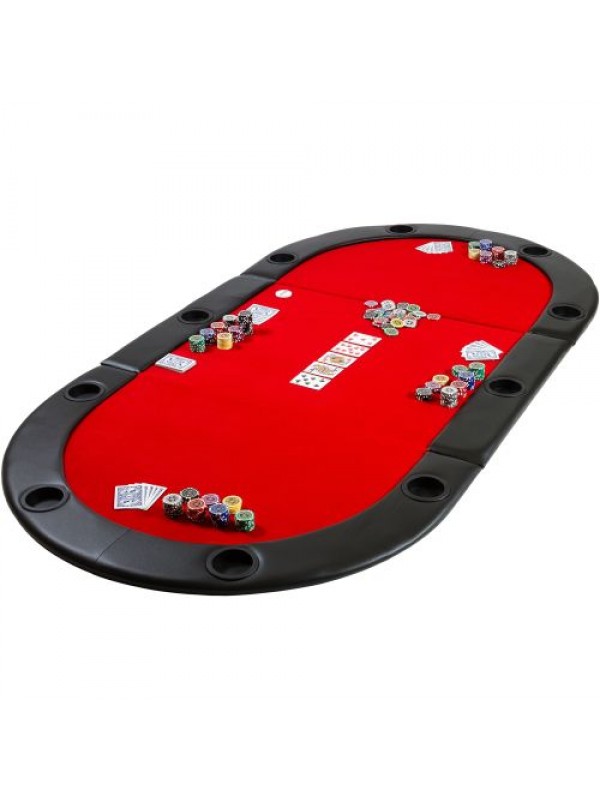 Poker podložka skladacia červená