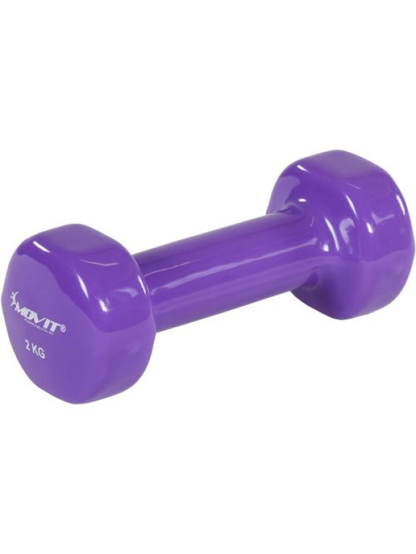 Sada vinylových činek MOVIT 2 x 2 kg fialové