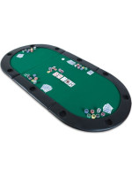 Poker podložka skladacia zelená