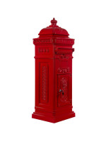 Poštová schránka starožitná antik - červená