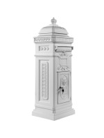 Poštová schránka starožitná antik - biela