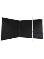 Sada 2 bočných stien pre PROFI záhradný stan 3 x 3 m - čierna