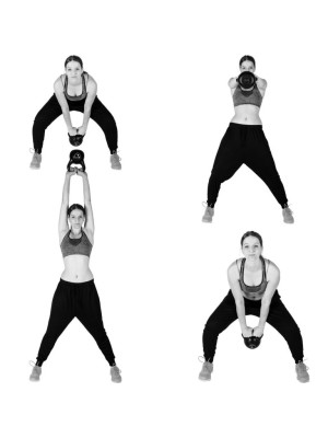 Kettlebell činka 16 kg MOVIT