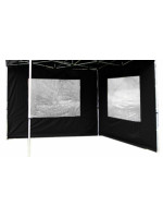 Sada 2 bočných stien pre PROFI záhradný altánok 3 x 3 m - čierna