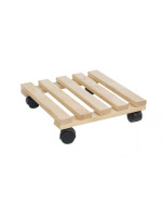 Pojazdný podstavec pod kvetináč 30 x 30 cm