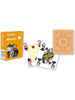 Modiano 4 rohy 100% plastové karty - Oranžové