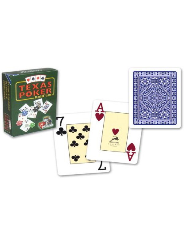 Modiano Duplex Jumbo 2 rohy papírové karty - Modré