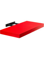 Nástěnná police STILISTA VOLATO - červená 70 cm