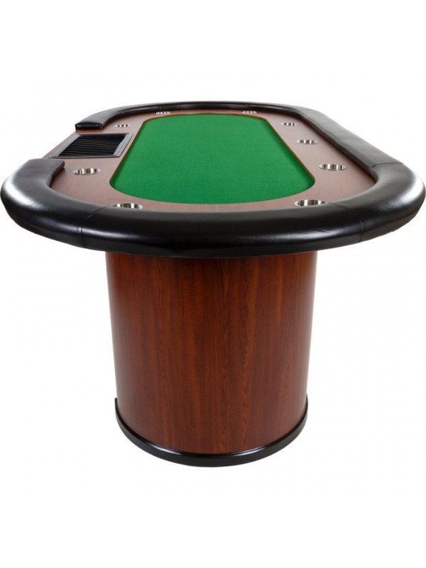 XXL pokerový stôl Royal Flush, 213 x 106 x 75 cm, zelená