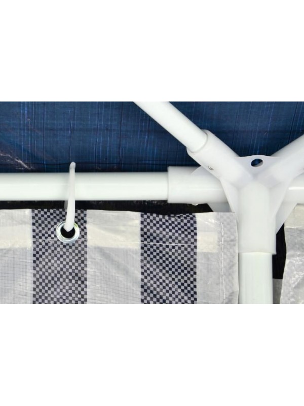 Záhradný párty stan 3 x 6 m, modrý