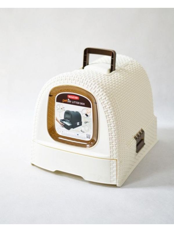 Toaleta pro kočky RATTAN - Vintage CURVER