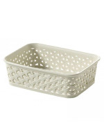 Polyratanový košíček MY STYLE - A6- krémový CURVER