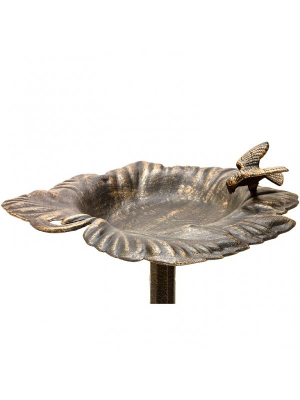 Liatinové vtáčie kŕmidlo - bronzové