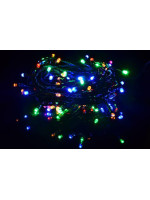 NEXOS Vianočná reťaz 4 m, 40 LED, farebná, zelený kábel