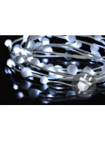 Vánoční LED osvětlení - sněhové vločky - 48 LED, studená bílá