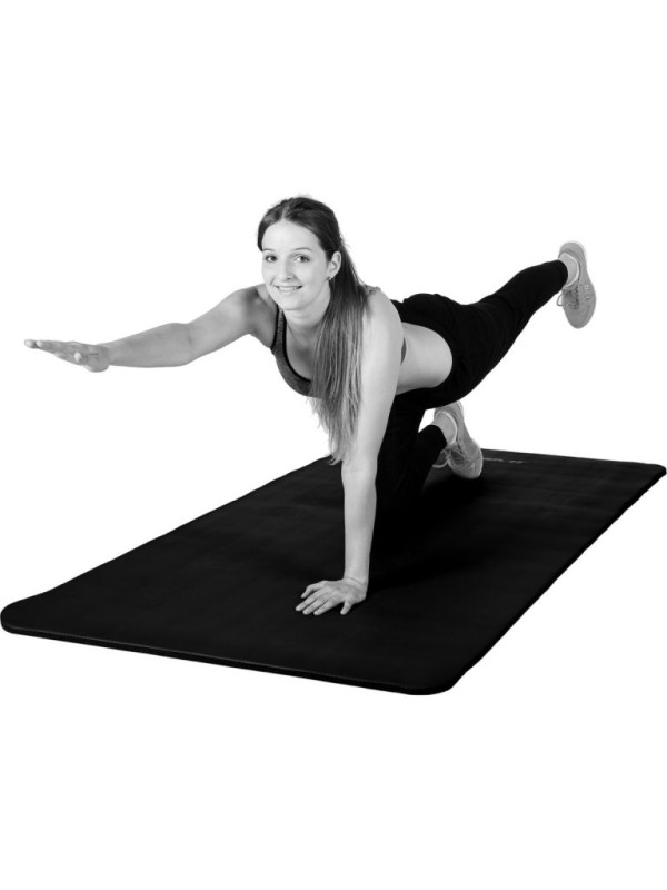 Podložka na jógu MOVIT 190 x 100 x 1,5 cm - čierna