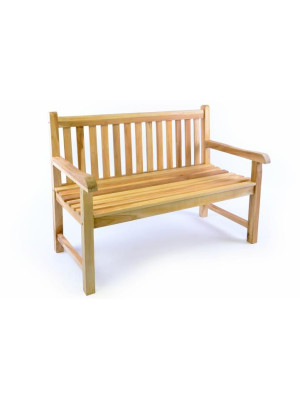 Záhradná lavica DIVERO 2-miestna robustná 120 cm