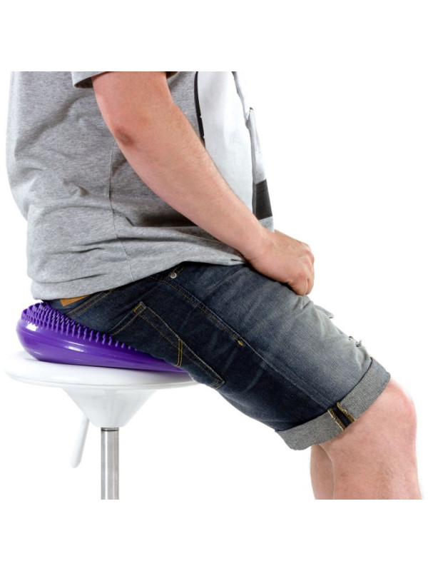 Balančný vankúš na sedenie MOVIT 33 cm, čierny