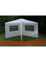 Sada 2 bočných stien pre záhradný stan - biela