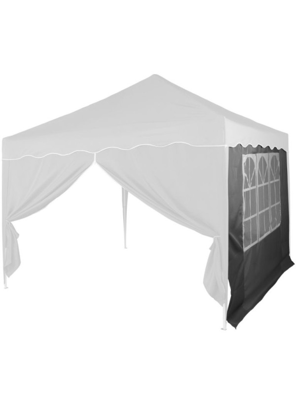 Náhradná bočná stena ku stanu s oknom - antracit