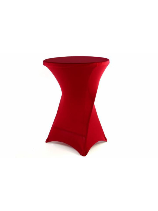 Poťah pre vysoký stôl - elastický, vínovo červený 80 x 80 x 110 cm Poťah pre vysoký stôl - elastický, vínovo červený 80 x 80 x 110 cm