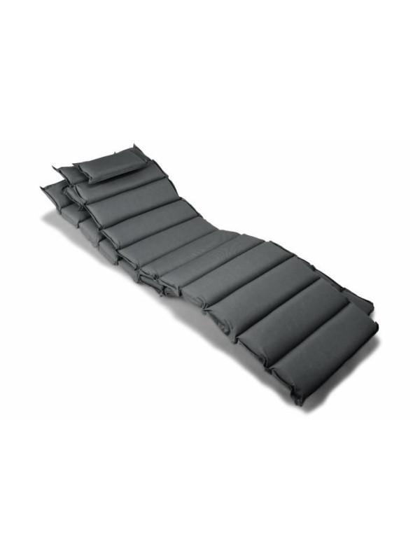 Sada 2x polstrování na lehátko Garthen - antracit