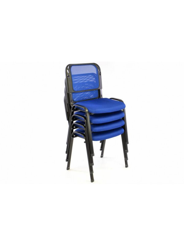 Sada stohovateľné kongresové stoličky 2 kusy - modrá