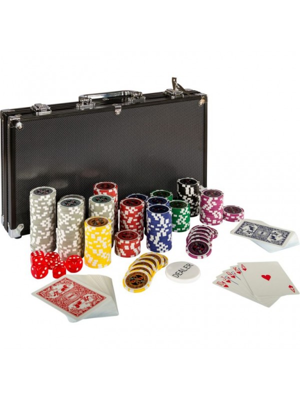 Pokerový set 300 ks žetónov BLACK EDITION 1 - 1 000
