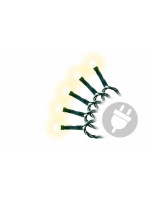 NEXOS Vianočná LED reťaz 18 m, 200 LED diód, teplá biela