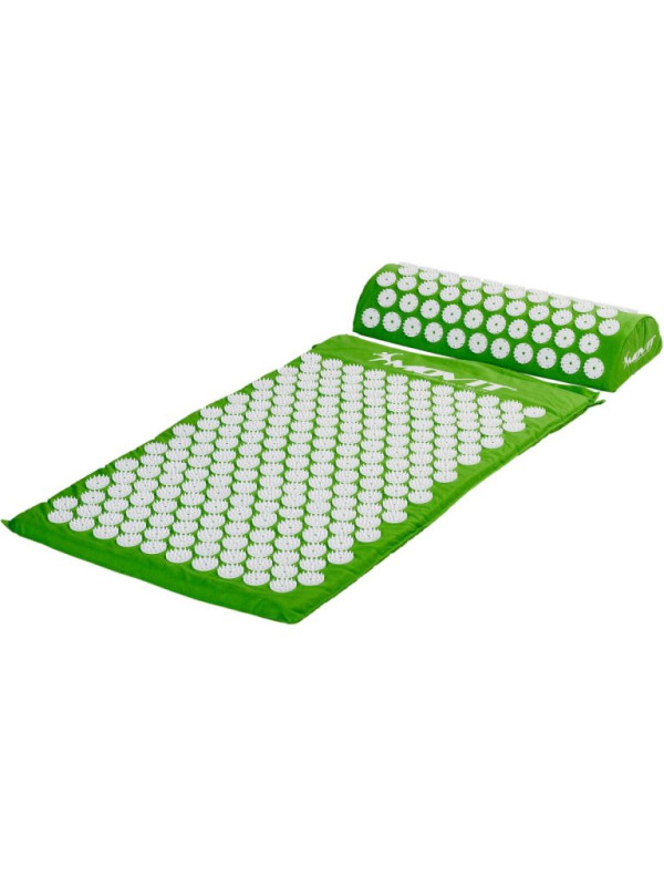 Akupresúrna podložka s vankúšom MOVIT 75 x 44 cm - zelená