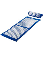Akupresúrna podložka s vankúšom MOVIT 130 x 50 cm - modrá