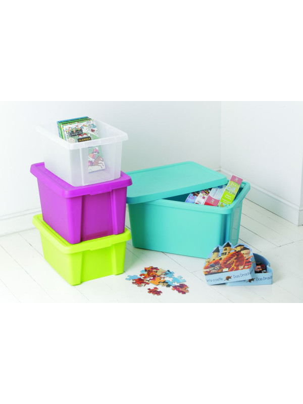 Úlložný box s vekom CURVER- zelený 16 l