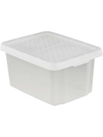 Úložný box s vekom CURVER - transparentný 16 l