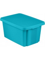 Úložný box s vekom CURVER - modrý 45 l