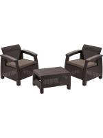 Záhradný set CORFU WEEKEND - hnedá