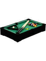 Mini biliard s príslušenstvom 51 x 31 x 10 cm - čierny