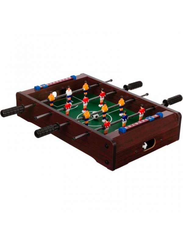 Mini stolný futbal 51 x 31 x 8 cm - tmavý